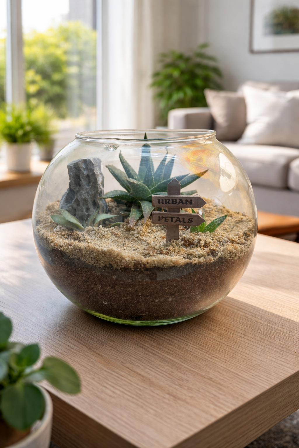 Sunlit Sand Terrarium