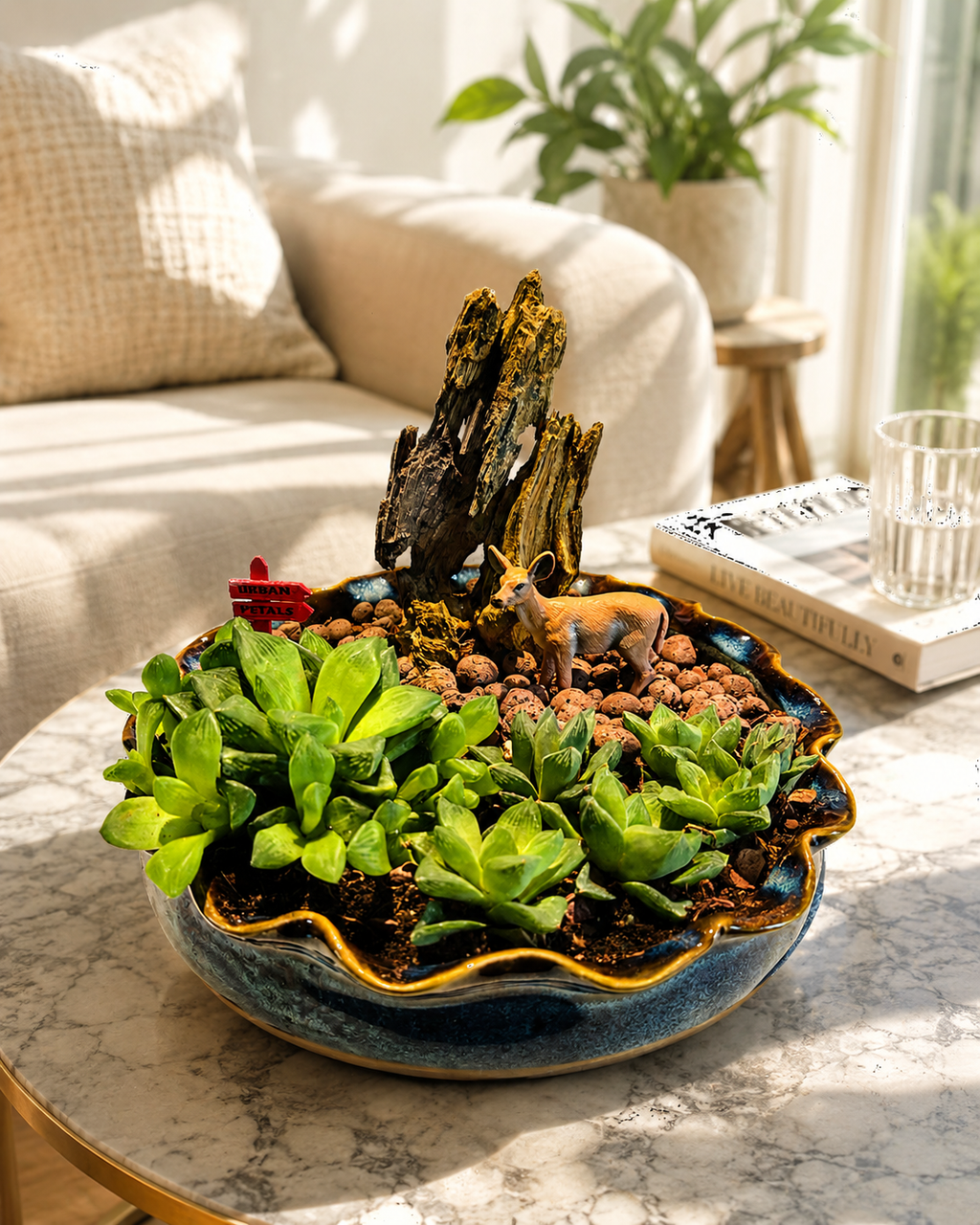 Woodland Succulent Bowl
