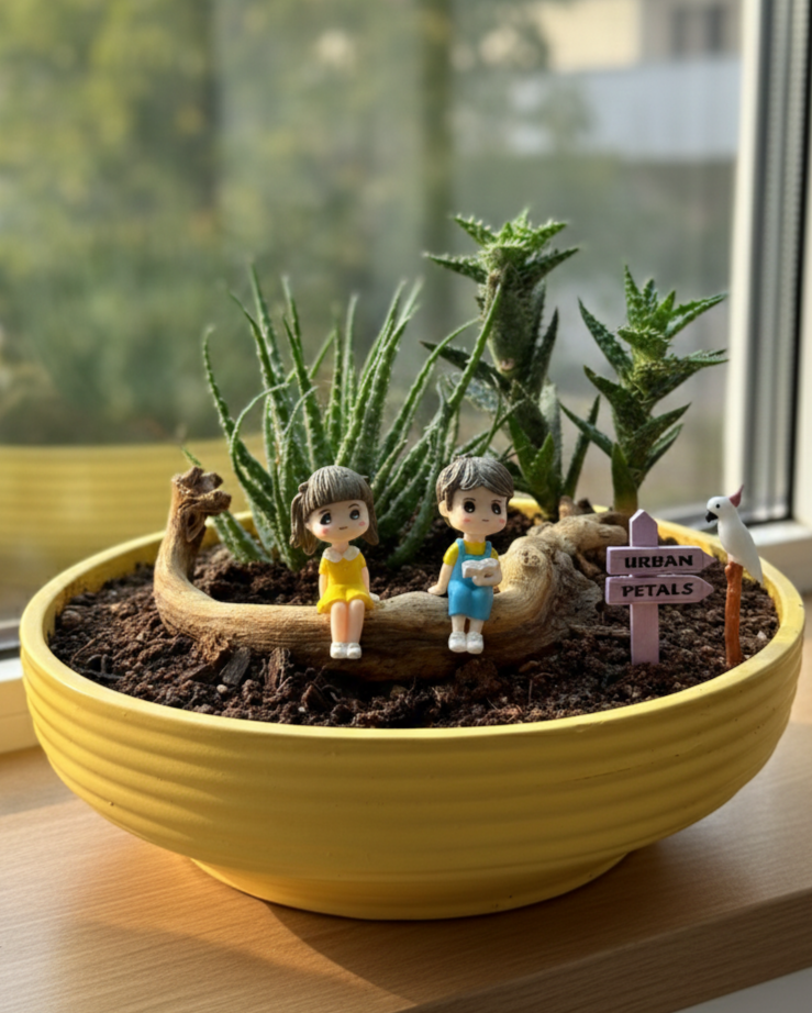 Whimsical Succulent Garden