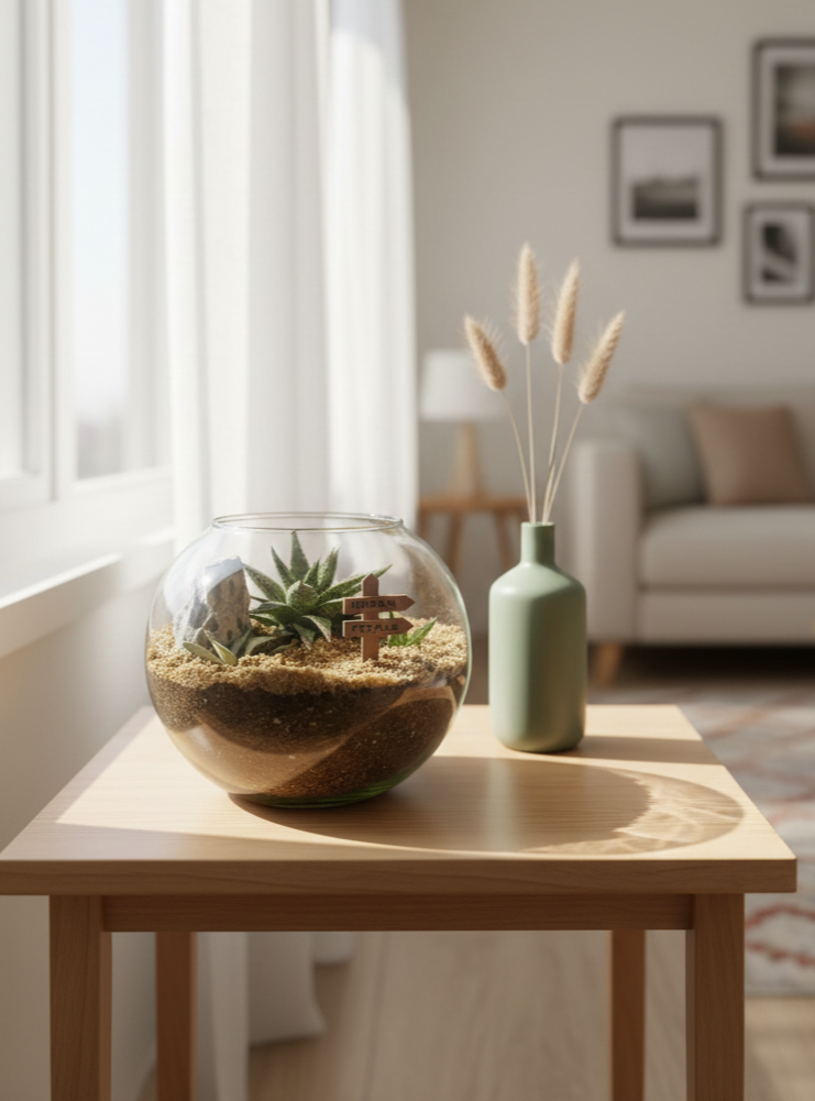 Sunlit Sand Terrarium