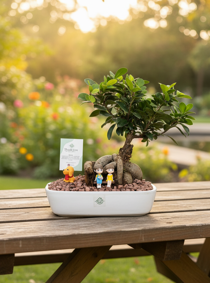 Miniature Ficus Ginseng Bonsai